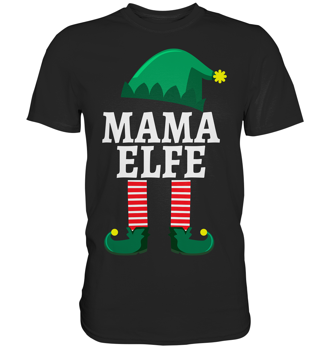 Mama Elfe Familie Weihnachten Mutter Weihnachtself T-Shirt