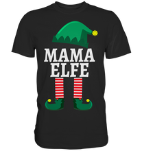 Laden Sie das Bild in den Galerie-Viewer, Mama Elfe Familie Weihnachten Mutter Weihnachtself T-Shirt
