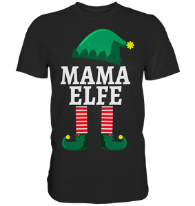 Mama Elfe Familie Weihnachten Mutter Weihnachtself T-Shirt