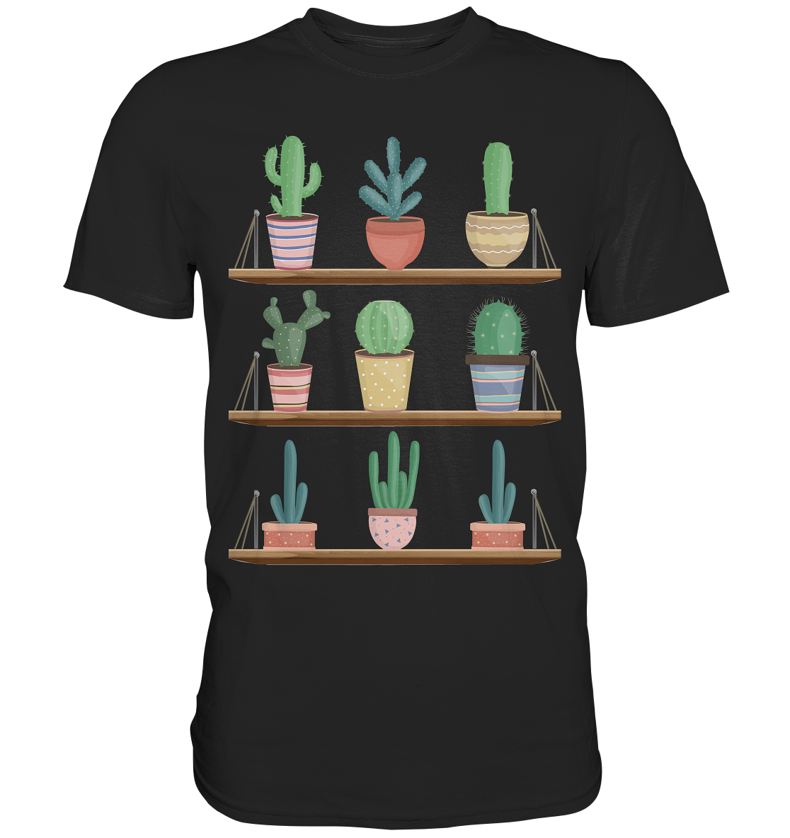 Kaktus Pflanzen Sukkulenten T-Shirt