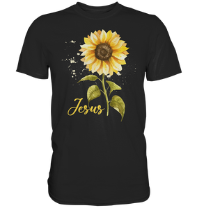 Jesus Sonnenblumen T-Shirt Christlicher Gärtner Geschenk Garten