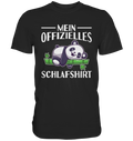 Offizielles Schlafshirt Nachthemd Schlafanzug Pyjama Panda T-Shirt