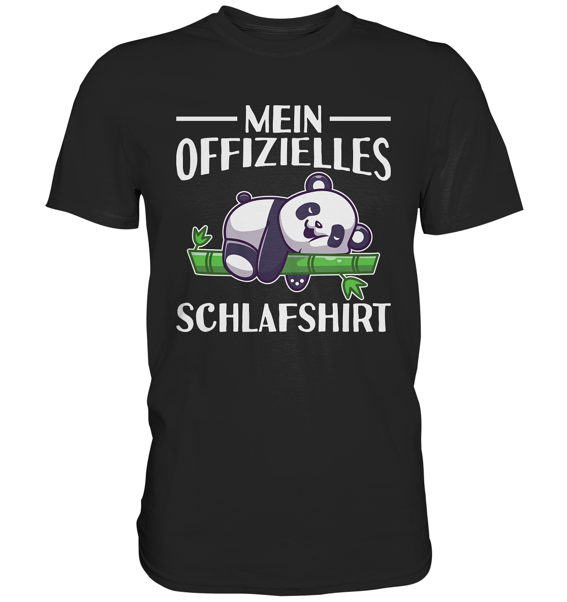 Offizielles Schlafshirt Nachthemd Schlafanzug Pyjama Panda T-Shirt