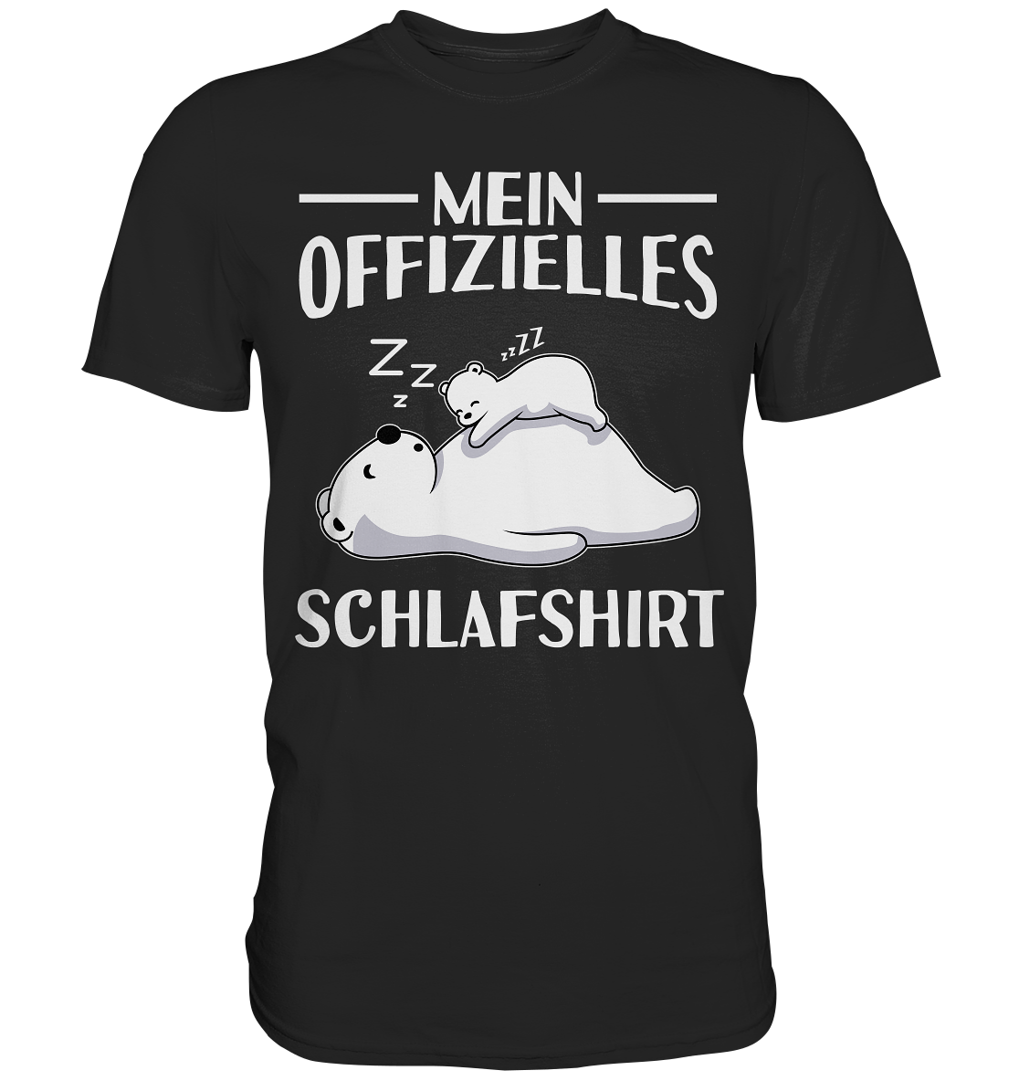 Offizielles Schlafshirt Nachthemd Schlafanzug Pyjama Eisbären T-Shirt