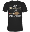 Offizielles Schlafshirt Nachthemd Schlafanzug Pyjama Faultier T-Shirt