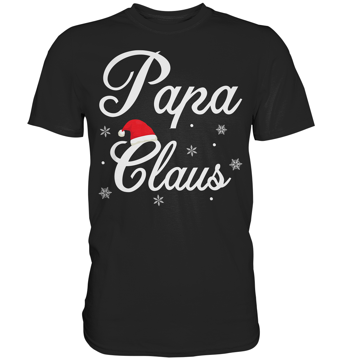 Papa Claus Familie Weihnachtsoutfit Xmas Weihnachten Weihnachtsmann Vater T-Shirt