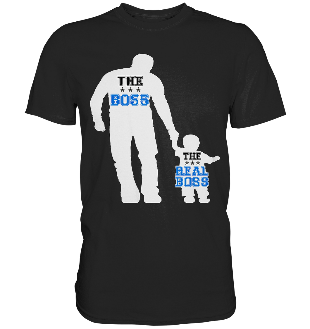 Vater und Sohn Real Boss Partner Herren Premium Shirt
