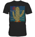 Retro Leopard Kaktus T-Shirt