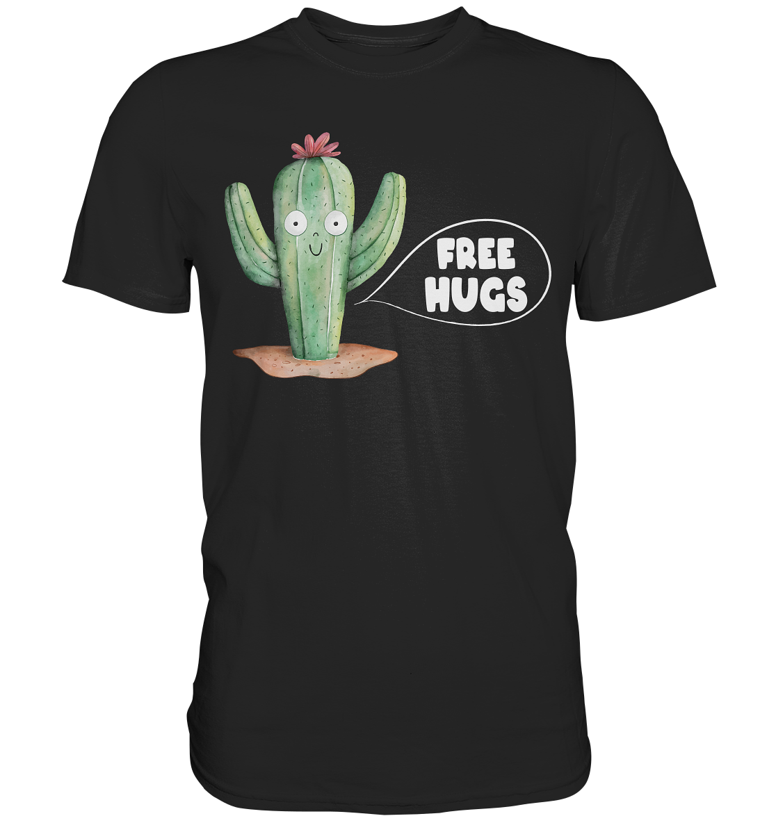 Kaktus Umarmung Lustiges Pflanzen T-Shirt – Tigerlino®