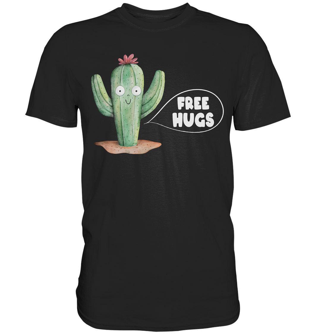 Kaktus Umarmung Lustiges Pflanzen T-Shirt