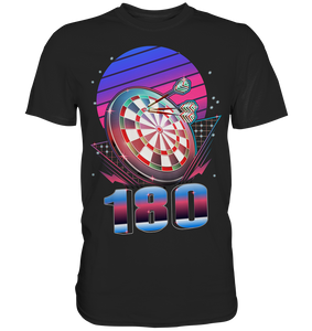 Vaporwave Dart Dartscheibe 180 Darts T-Shirt