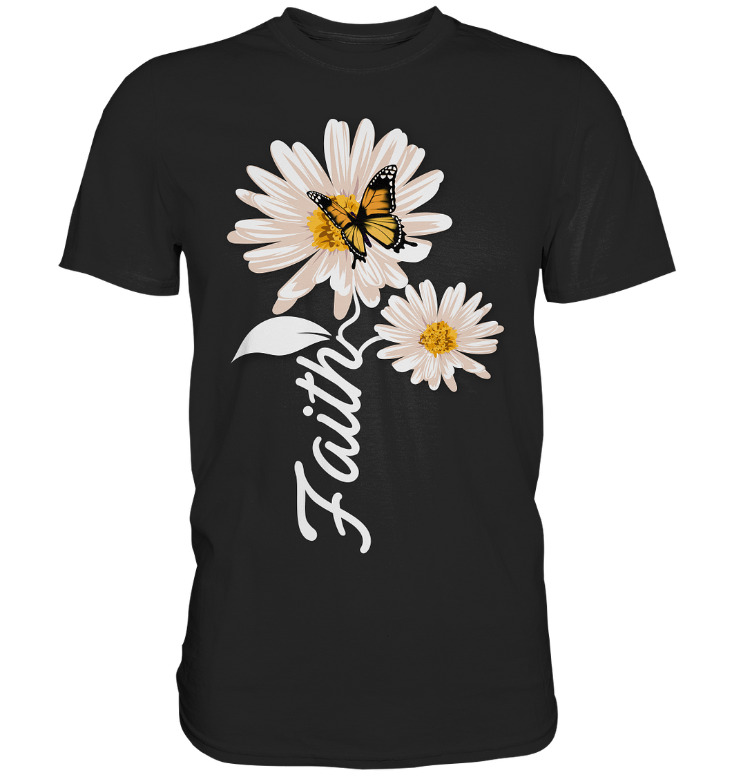Glaube Frauen Schmetterling Faith T-Shirt