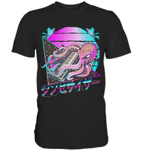 Laden Sie das Bild in den Galerie-Viewer, Synthesizer Octopus Vaporwave Kraken Modular Analog T-Shirt
