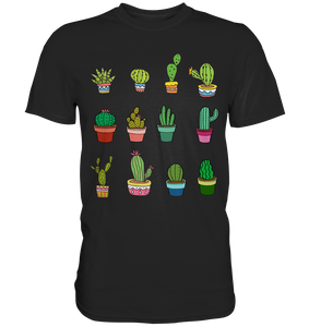 Kakteen T-Shirt Kaktus Sammler Sukkulenten Pflanzen