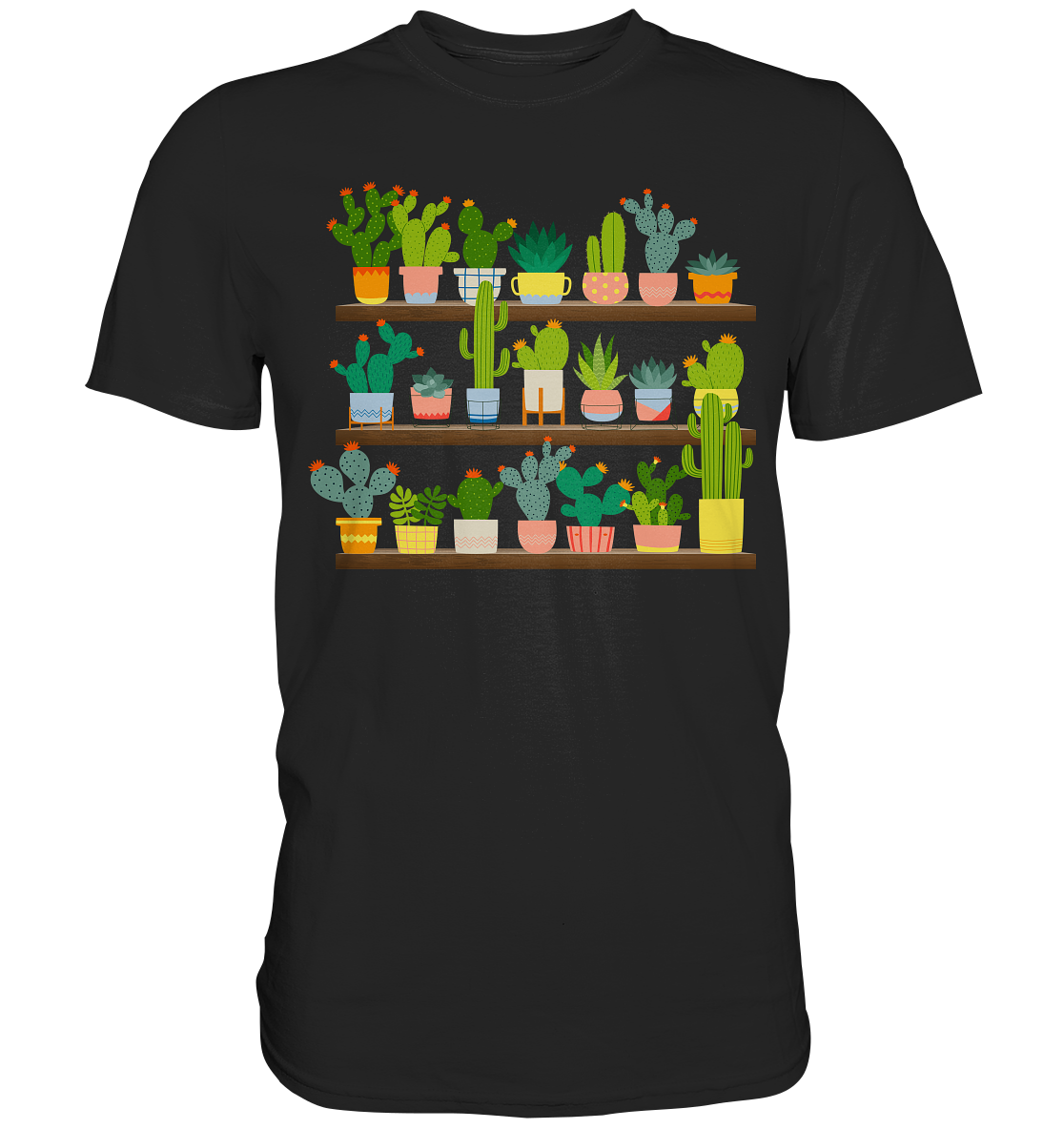 Kaktus Pflanzen Sammler Sukkulenten T-Shirt