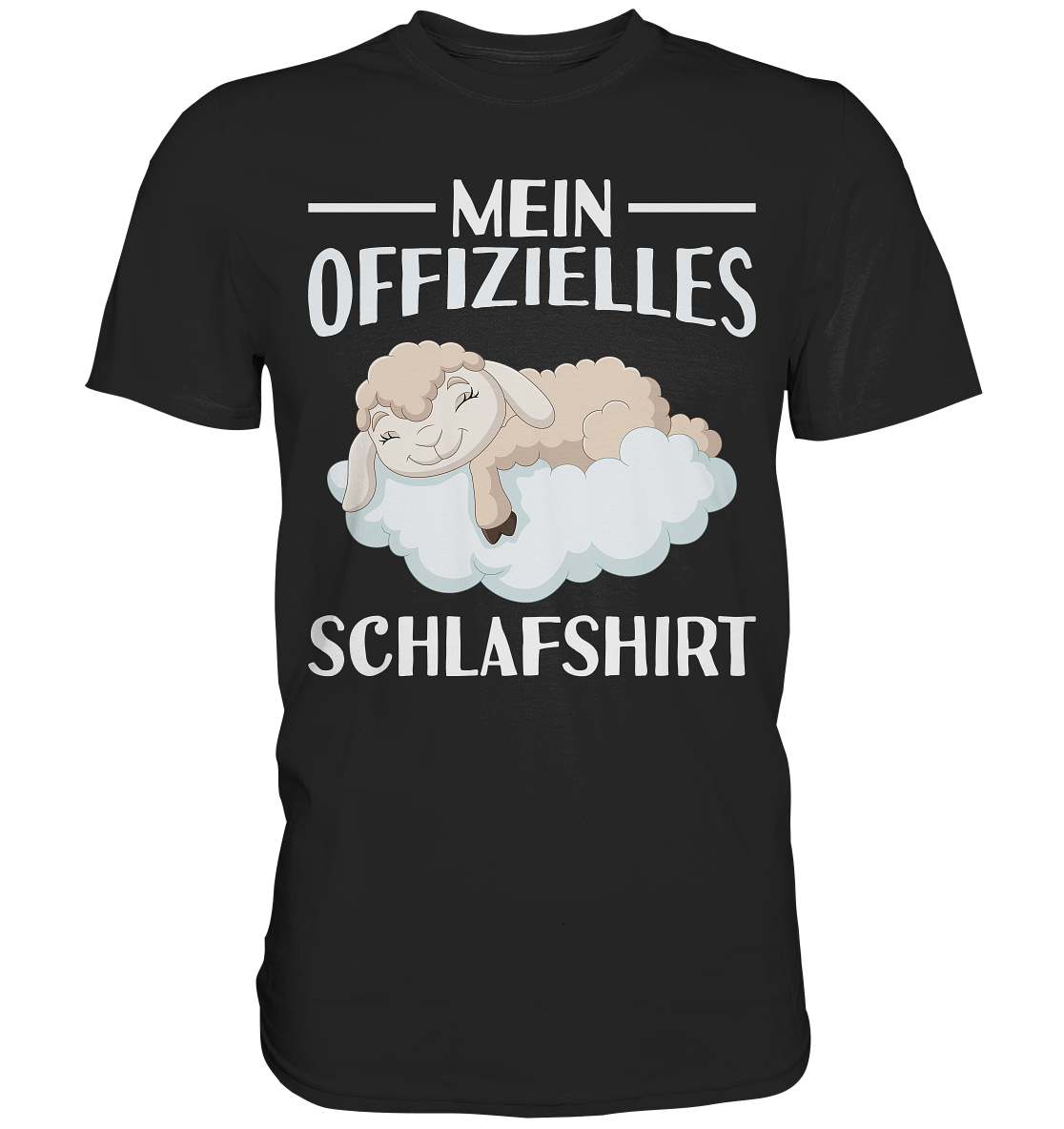 Offizielles Schlafshirt Nachthemd Schlafanzug Pyjama Schaf T-Shirt