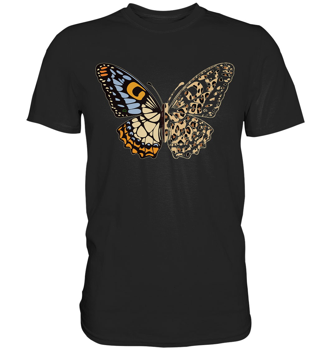 Leopard Frauen Schmetterling T-Shirt