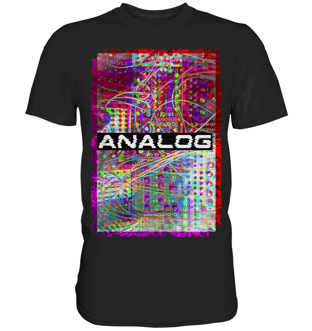 Synthesizer Glitch Modular Analog Synth T-Shirt
