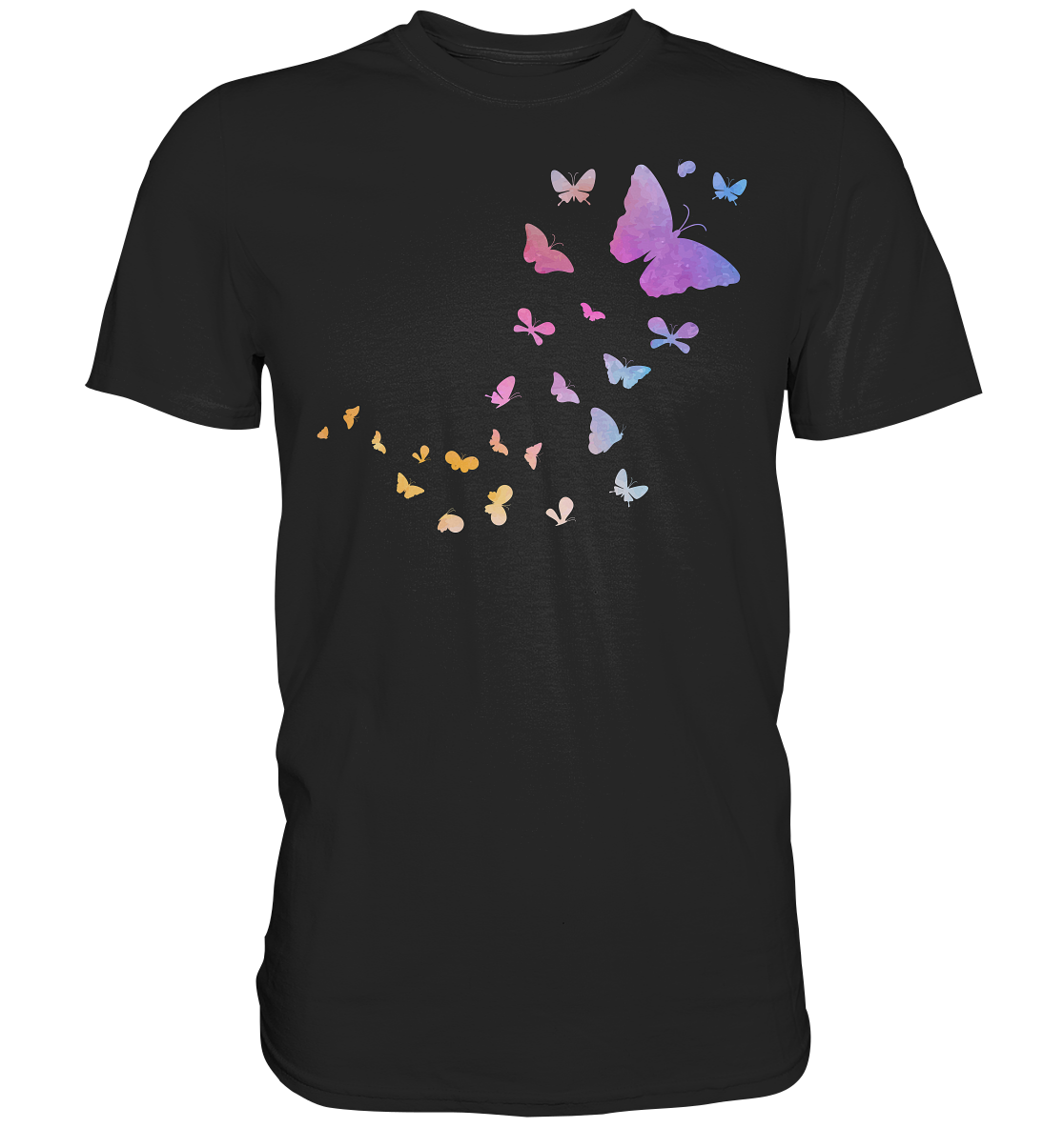 Aquarell Schmetterlinge T-Shirt