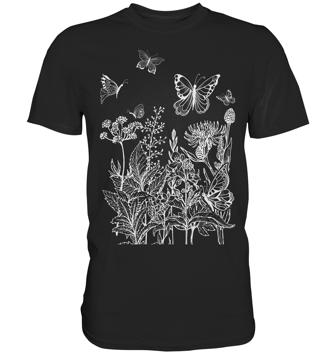 Natur Schmetterling Wiese T-Shirt