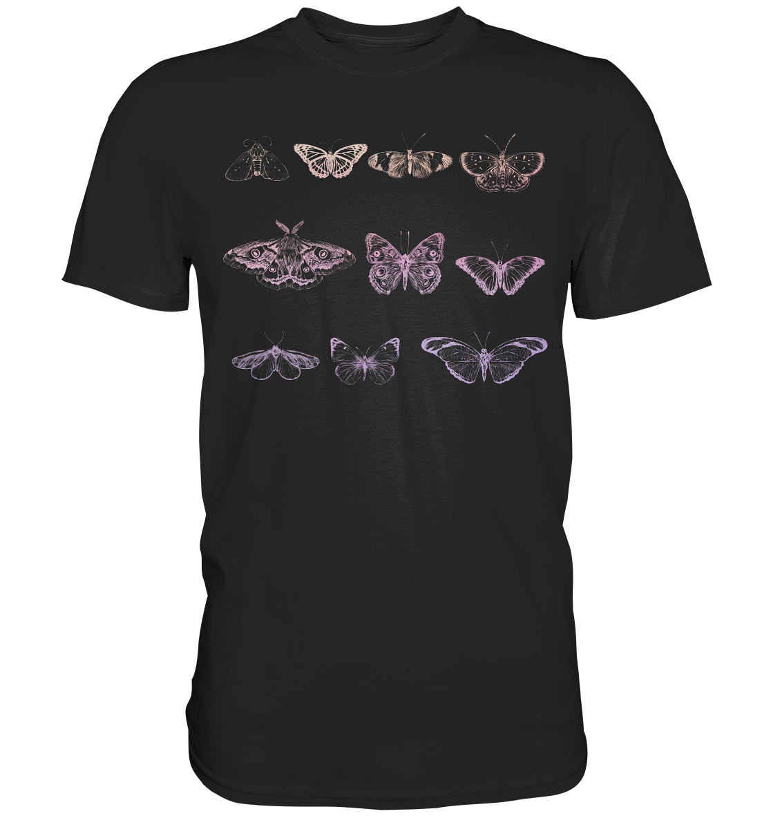 Rosa Schmetterlinge T-Shirt