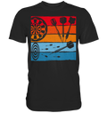 Retro Dartpfeil Dartscheibe 180 Darts T-Shirt