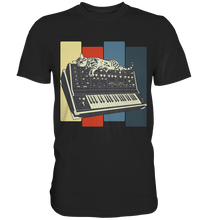 Laden Sie das Bild in den Galerie-Viewer, Modular Synthesizer Keyboard Vintage Analog Katze T-Shirt

