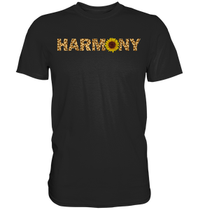 Harmony Sonnenblumen T-Shirt Harmonie Garten Motiv Gärtner Geschenk