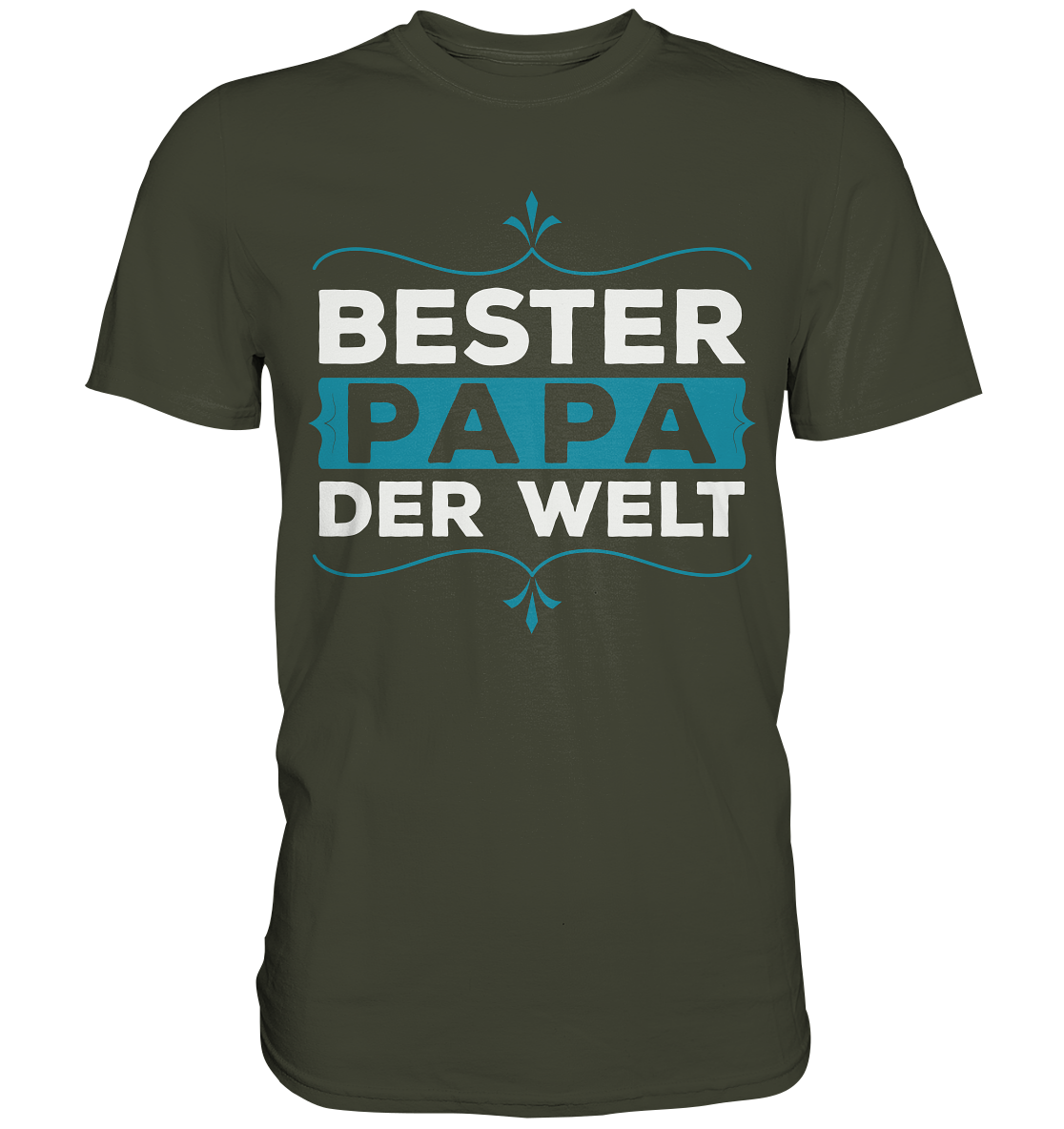 Vatertag Geschenk Vater Bester Papa der Welt T-Shirt