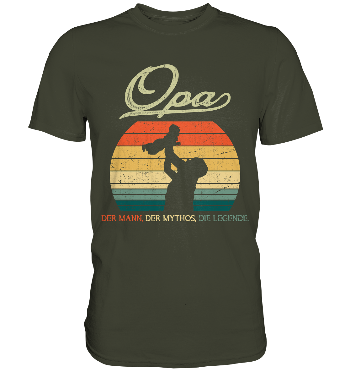 Opa Enkel Enkelkind Vatertag Geschenk T-Shirt