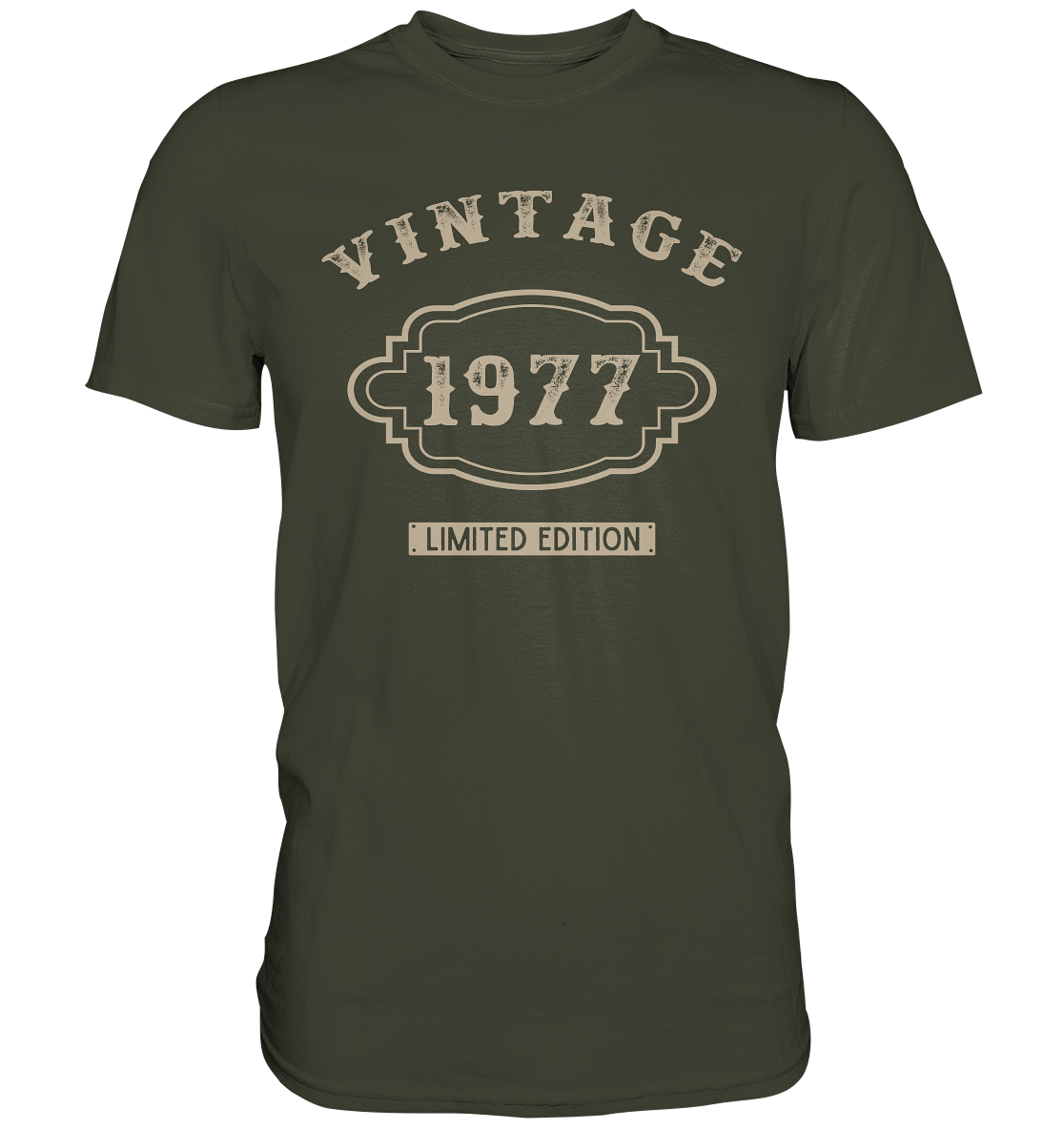 Vintage personalisiertes Geburtstagsshirt Herren Limited Edition