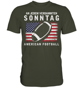 American Football Fan Sonntag Spieltag T-Shirt