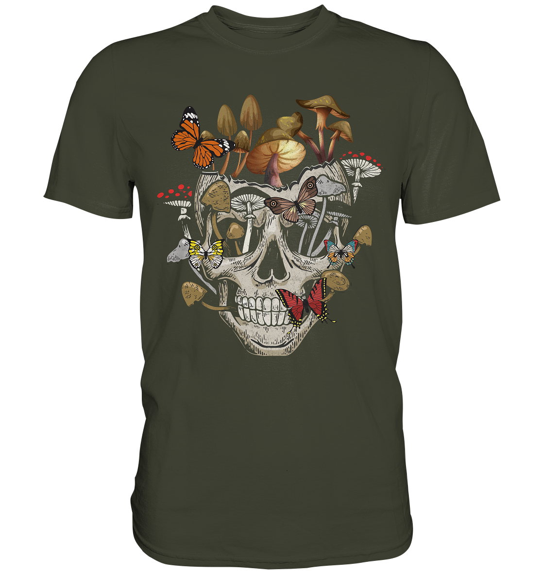 Natur Schmetterling Totenkopf Insekten T-Shirt
