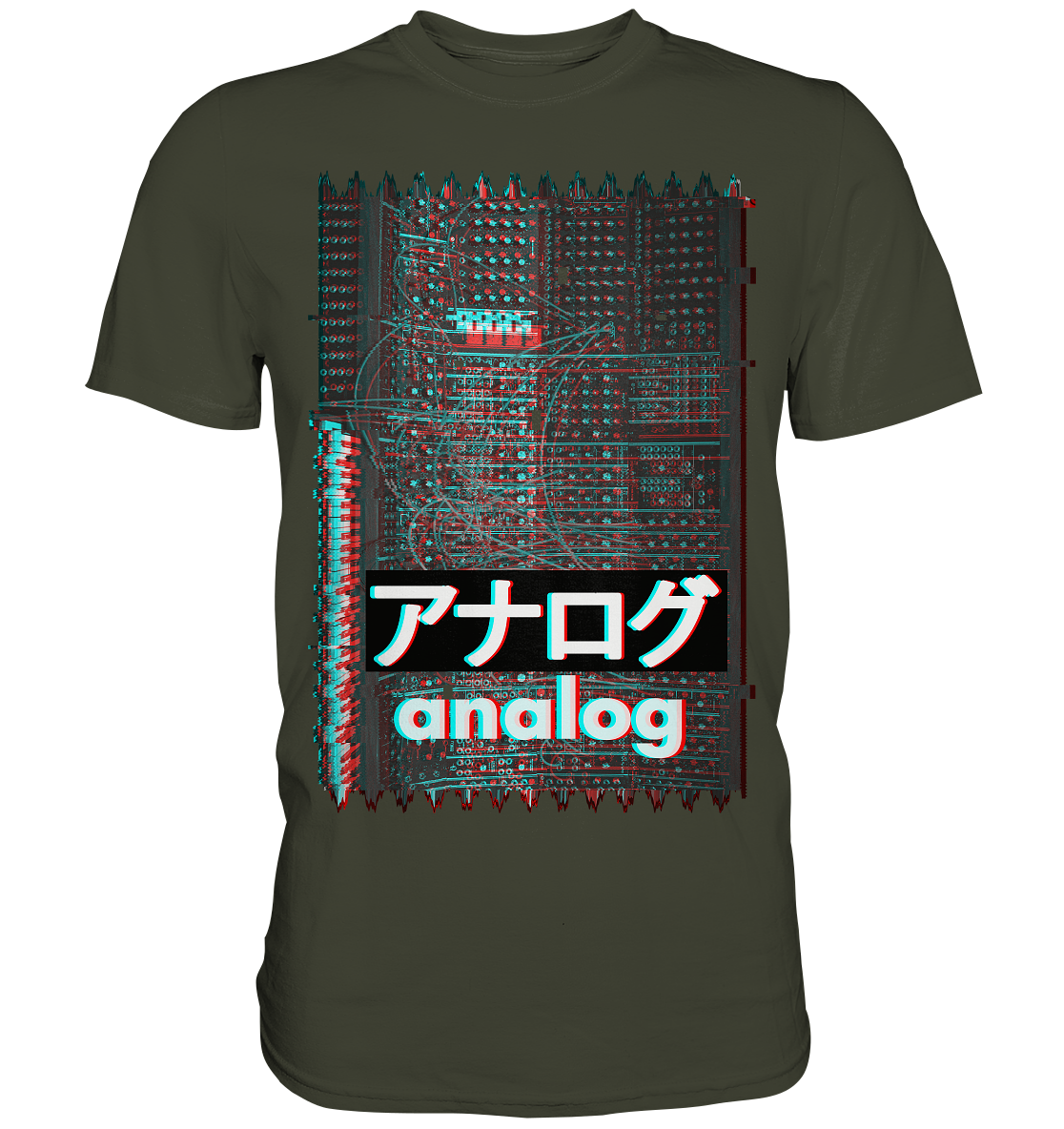 Synthesizer Glitch Japan Analog Modular Synth T-Shirt