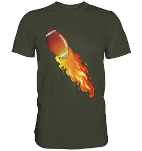 American Football Flammen T-Shirt