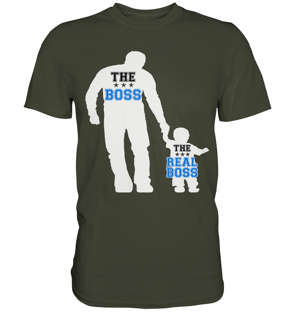 Vater und Sohn Real Boss Partner Herren Premium Shirt