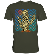 Laden Sie das Bild in den Galerie-Viewer, Retro Leopard Kaktus T-Shirt
