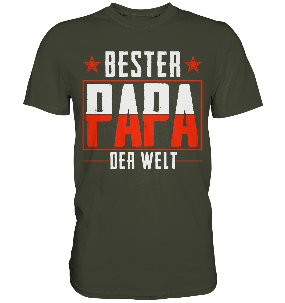 Bester Papa Vatertag Geschenk Vater T-Shirt