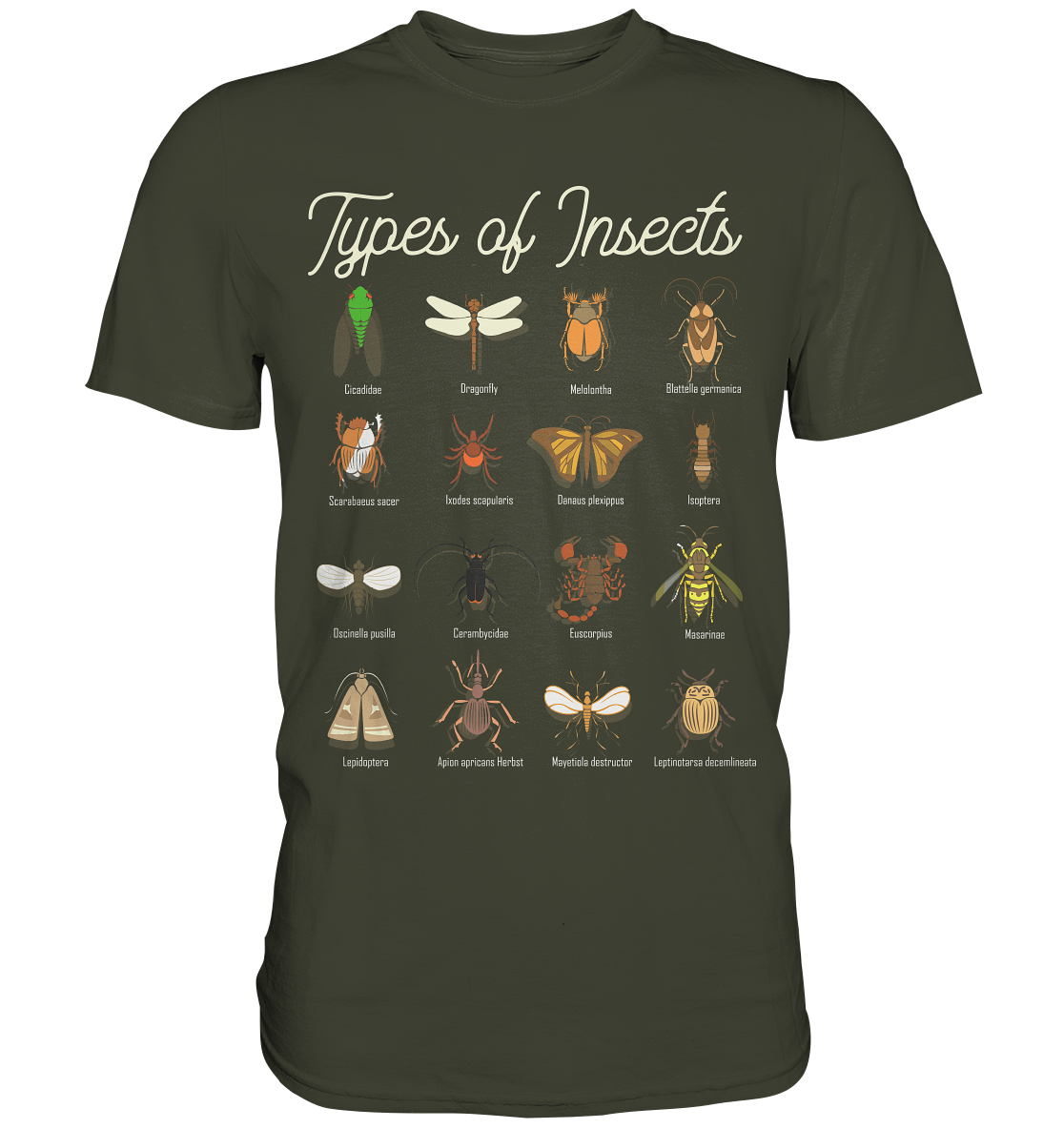 Entomologe Käfersammler Insektenkunde T-Shirt