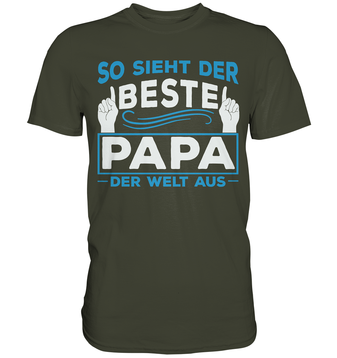 Beste Papa der Welt Vatertag Geschenk Vater T-Shirt