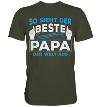 Laden Sie das Bild in den Galerie-Viewer, Beste Papa der Welt Vatertag Geschenk Vater T-Shirt
