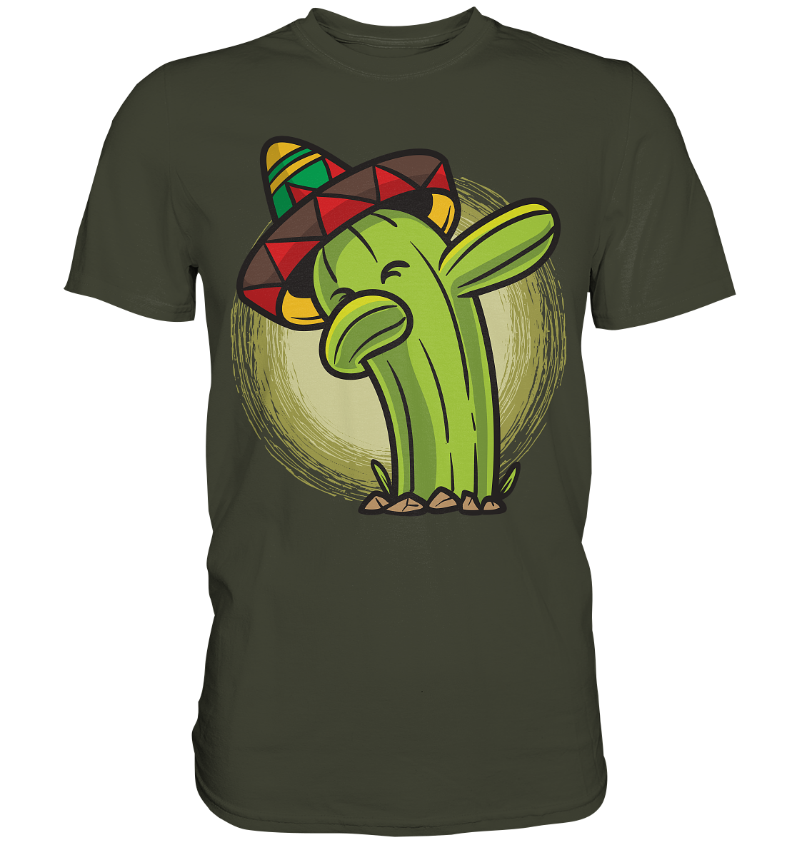 Dabbing Kaktus Sombrero T-Shirt