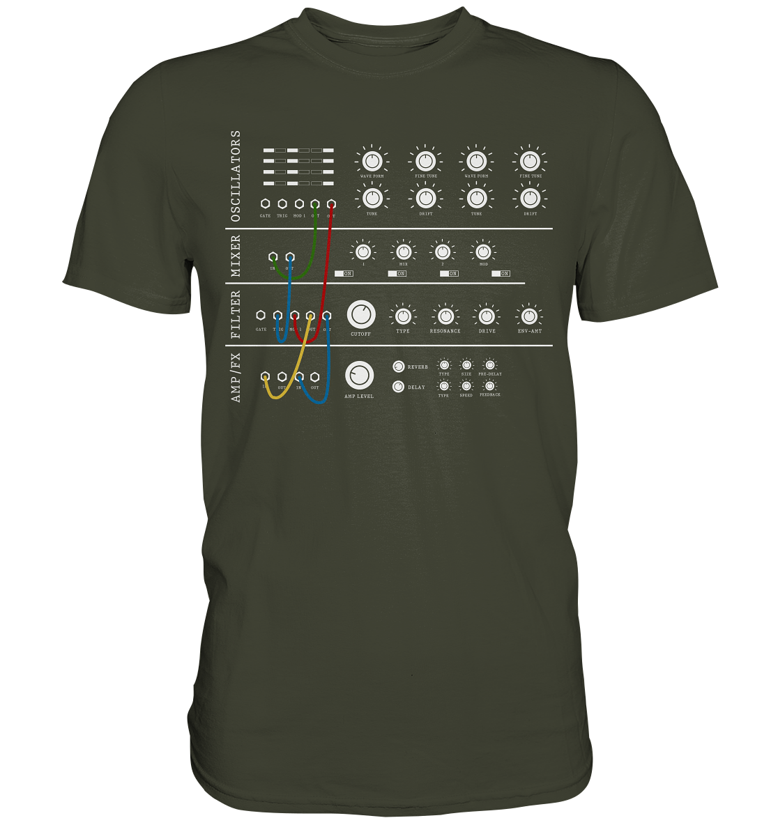 Modularer Synthesizer Analog T-Shirt
