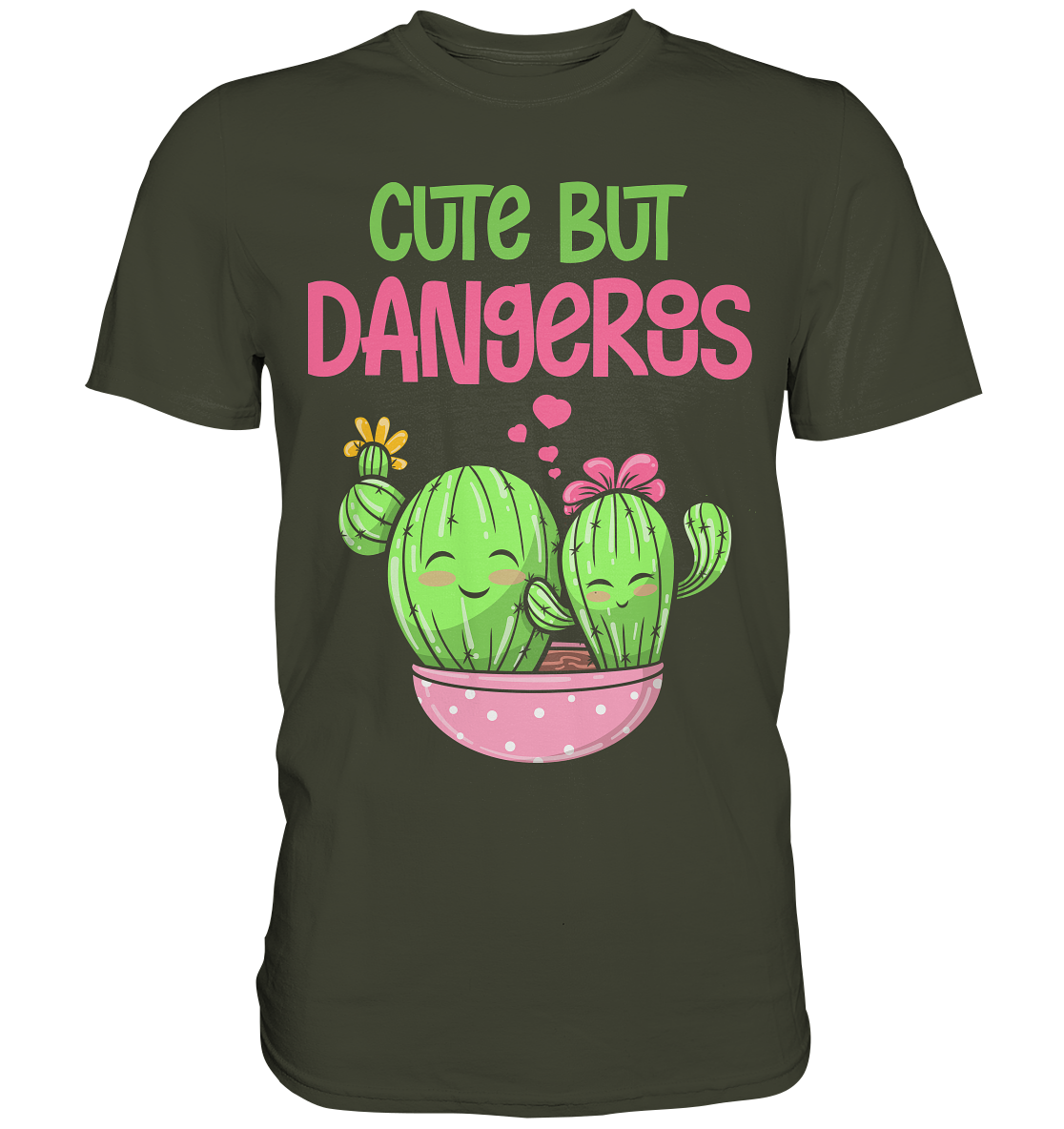 Süß aber Gefährlich Kaktus T-Shirt