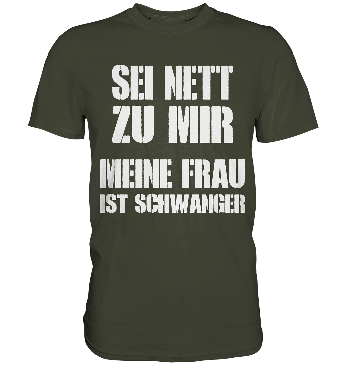 Meine Frau ist Schwanger Herren Premium T-Shirt