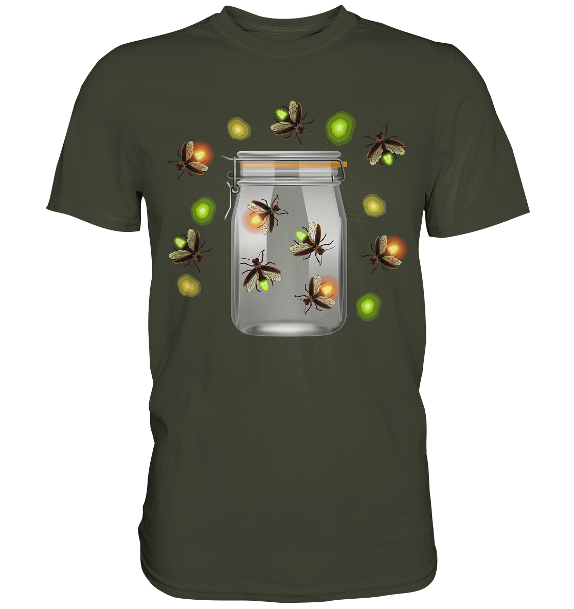 Glühwürmchen Camping T-Shirt
