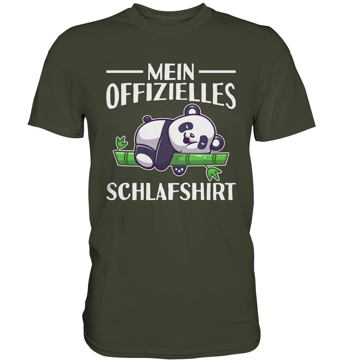 Offizielles Schlafshirt Nachthemd Schlafanzug Pyjama Panda T-Shirt