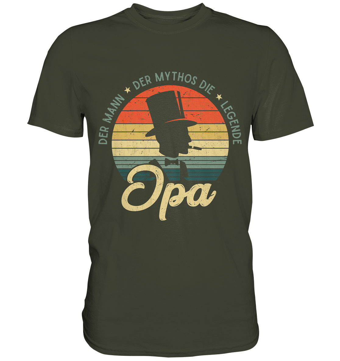 Opa die Legende Herren Premium T-Shirt