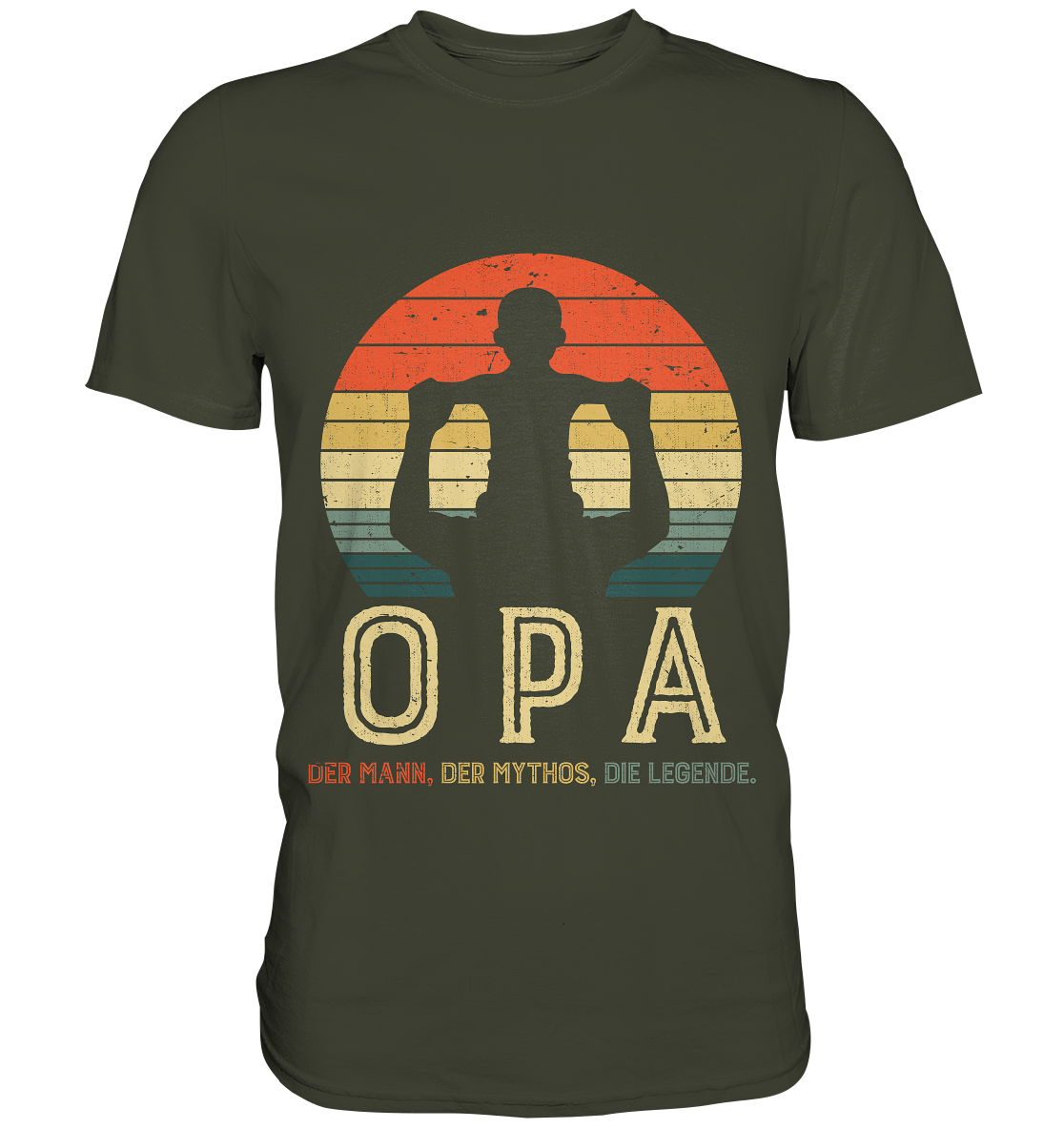 Opa und Enkel Liebe Herren Premium T-Shirt