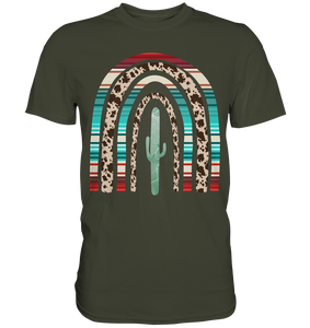 Texas Kaktus Regenbogen T-Shirt